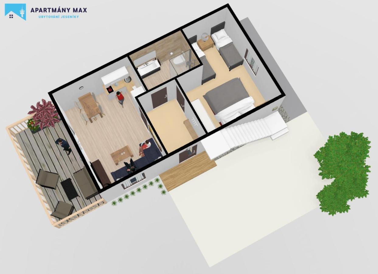 Apartmany Max Vaclavov u Bruntalu Экстерьер фото